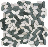 Pebble Sliced Matte Interlocking