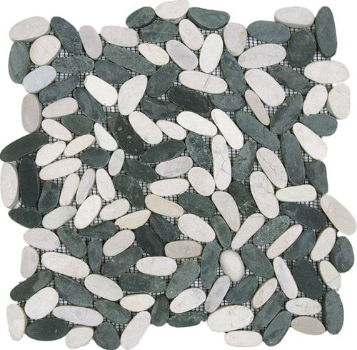 Pebble Sliced Matte Interlocking