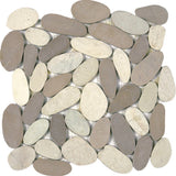 Pebble XL Sliced Matte Interlocking