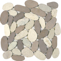Pebble XL Sliced Matte Interlocking