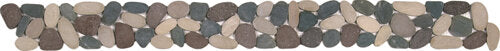 Pebble XL Sliced Matte Interlocking Border