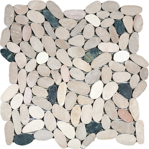 Pebble Sliced Matte Interlocking