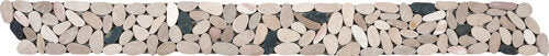 Pebble Sliced Matte Interlocking Border