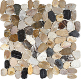 Pebble Sliced Polished Interlocking