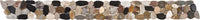 Pebble Sliced Polished Interlocking Border