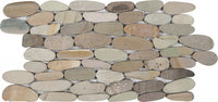 Pebble Stacked Sliced Polished Interlocking