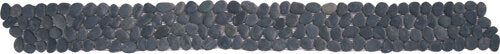 Pebble Rectified Matte Interlocking Border