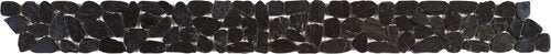 Pebble Sliced Polished Interlocking Border