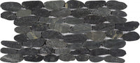 Pebble Stacked Sliced Polished Interlocking
