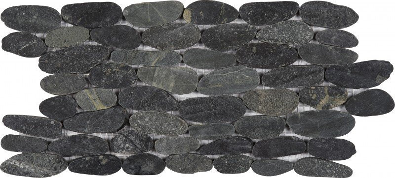 Pebble Stacked Sliced Polished Interlocking