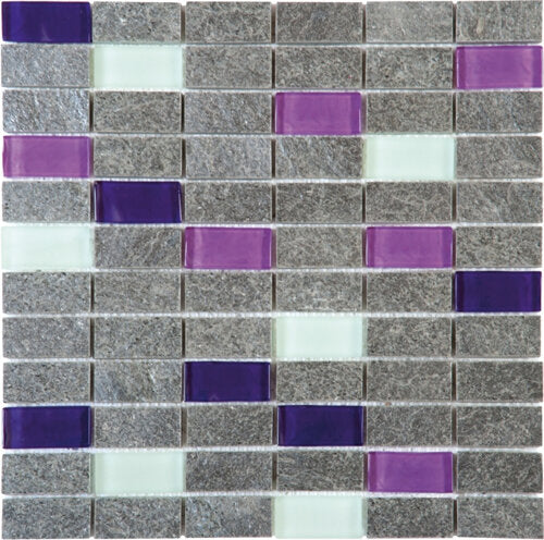 Quartzite Stone Tile Mosaic Polished