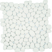 Reconstituted Pebble Interlocking Mosaic Tile