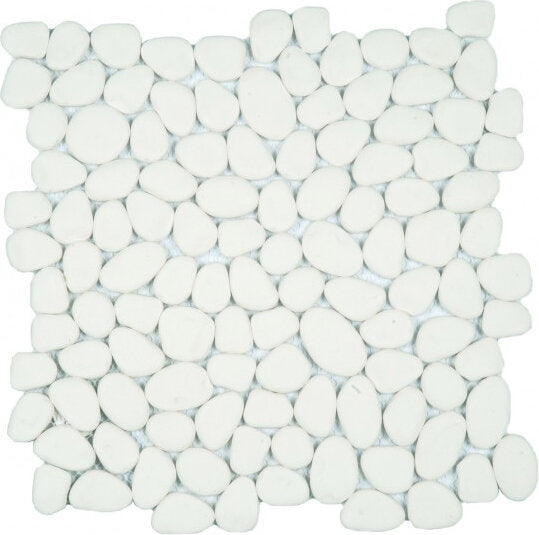 Reconstituted Pebble Interlocking Mosaic Tile