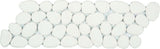 Reconstituted Pebble Interlocking Mosaic Tile Border