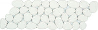 Reconstituted Pebble Interlocking Mosaic Tile Border