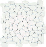 Reconstituted Pebble Sliced Interlocking Mosaic Tile