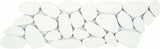 Reconstituted Pebble Sliced Interlocking Mosaic Tile