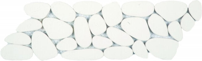 Reconstituted Pebble Sliced Interlocking Mosaic Tile