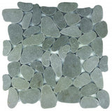 Reconstituted Pebble XL Stone Interlocking Mosaic Tile