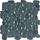 Reconstituted Pebble Sliced Interlocking Mosaic Tile