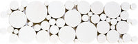 Reconstituted Stone Tile Round Mosaic Interlocking