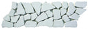 Reconstituted Stone Tile Mosaic Interlocking Border