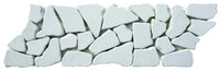 Reconstituted Stone Tile Mosaic Interlocking Border