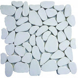 Reconstituted Pebble XL Stone Interlocking Mosaic Tile