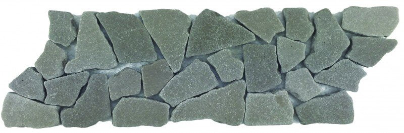Reconstituted Stone Tile Mosaic Interlocking Border
