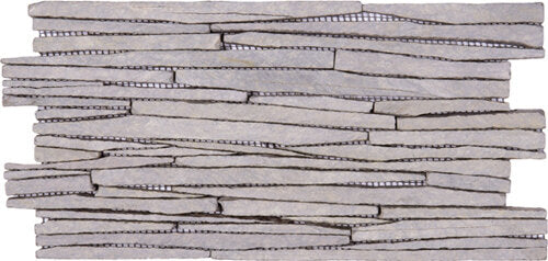 Slate Tile Wall Sliced Front/Back Interlocking