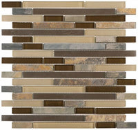 Slate Tile Glass Baguette