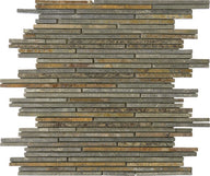 Slate Tile Mini Baguette Interlocking