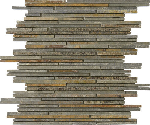 Slate Tile Mini Baguette Interlocking