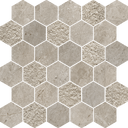 Pietra d'Orvieto Esagona Mosaic Marble Look Tile