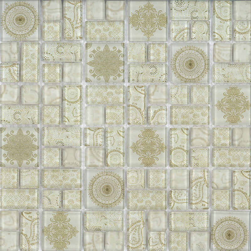 Floral Mosaic Blend Tile