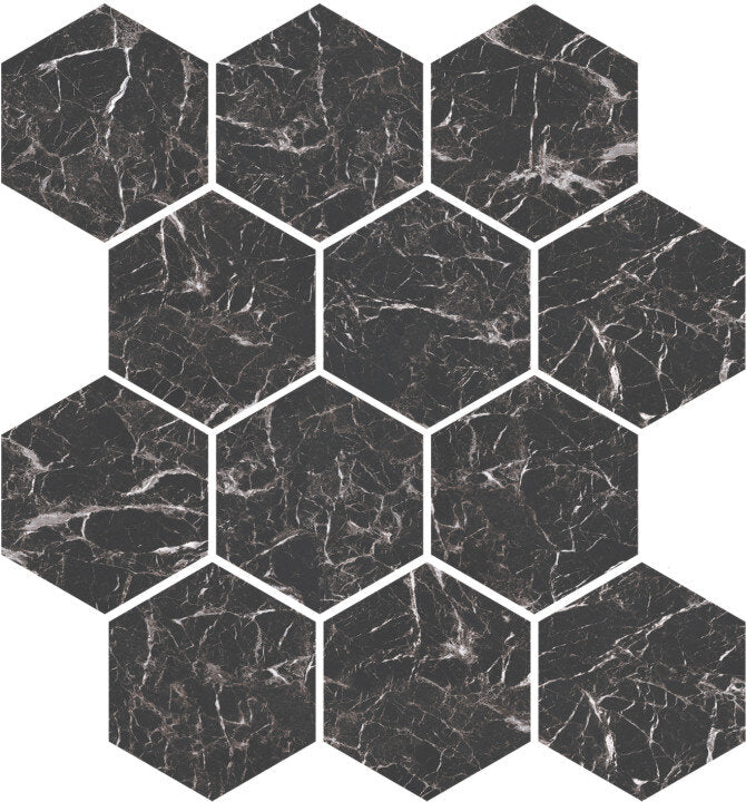 Marbles Hexagon Mosaic Tile "Matte"