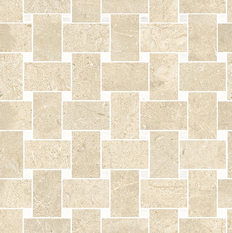 Themar Basketweave Marble Look Tile