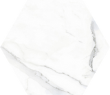 Apini 10" Hexagon  Marble Look Tile