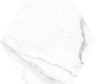 Apini 10" Hexagon  Marble Look Tile