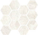 Paradiso Maxi 4" Hex Mosaic Marble Look Tile