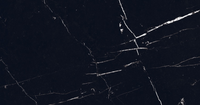 Black Marquina Marble Look Tile