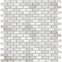Alaska Glacier Brick Mosaic Tile