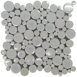Alaska Glacier Crackle Mosaic Tile