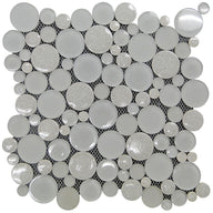 Alaska Glacier Crackle Mosaic Tile