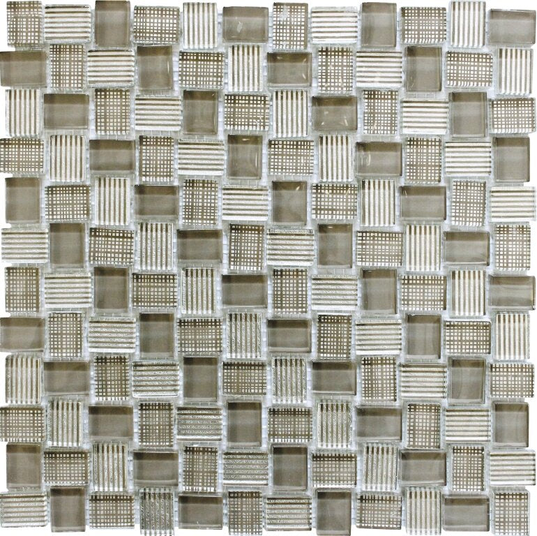 Bali Batik Glass Mosaic Tile