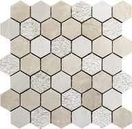 Bali Indi - Hexagon Mosaic Tile