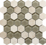 Bali Mantra - Hexagon Mosaic Tile