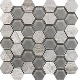 Bali Mantra - Hexagon Mosaic Tile