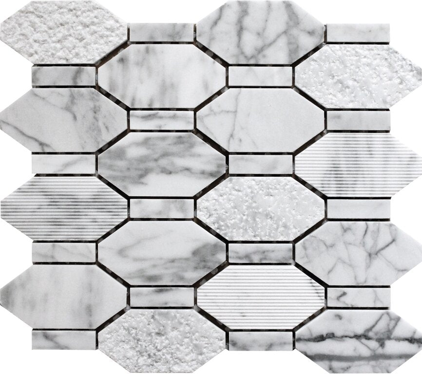 Bali Pacific Rim - Hexagon Mosaic Tile
