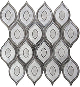 Waterjet Peacock White